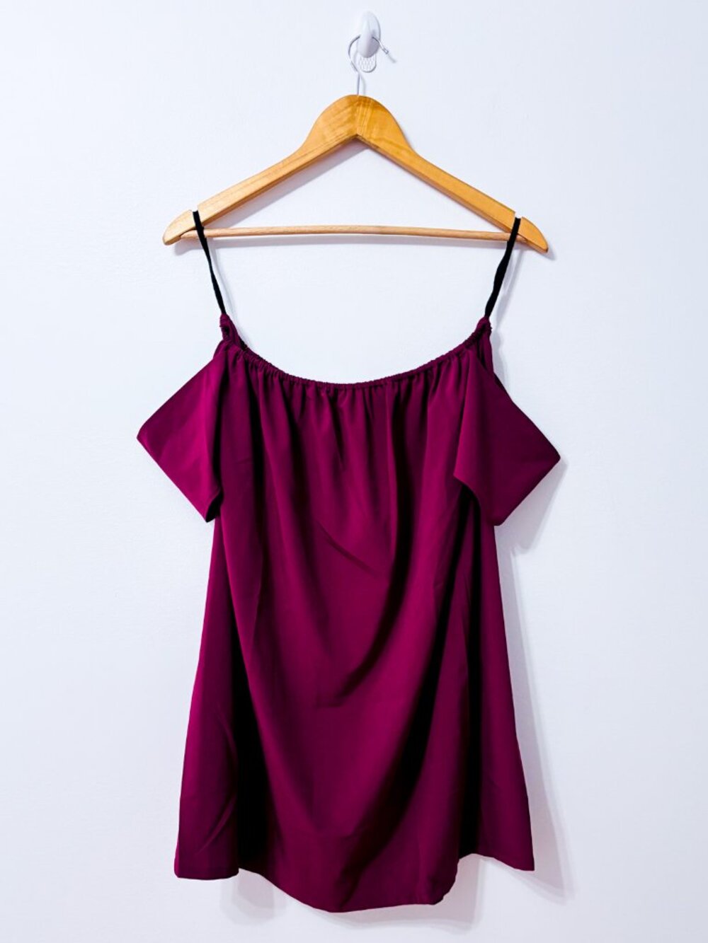 SINCERELY MARY Purple Mini Dress | Off Shoulder Feminine | Small